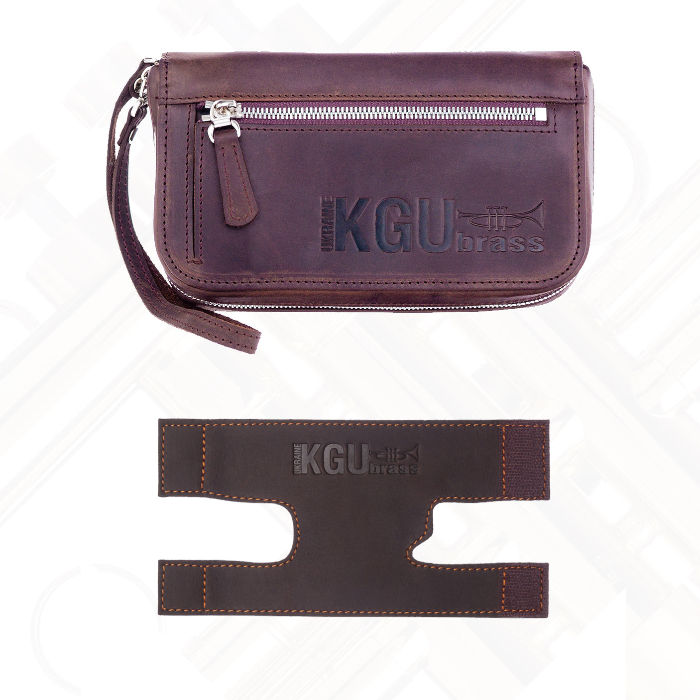 Gift set for Trumpet Player #1 | Mouthpiece Pouch + Valve Guard