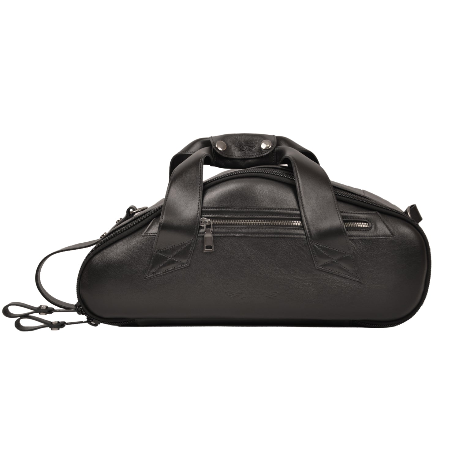 Gig Bag for Curved Soprano saxophone | Genuine leather "Detroit"