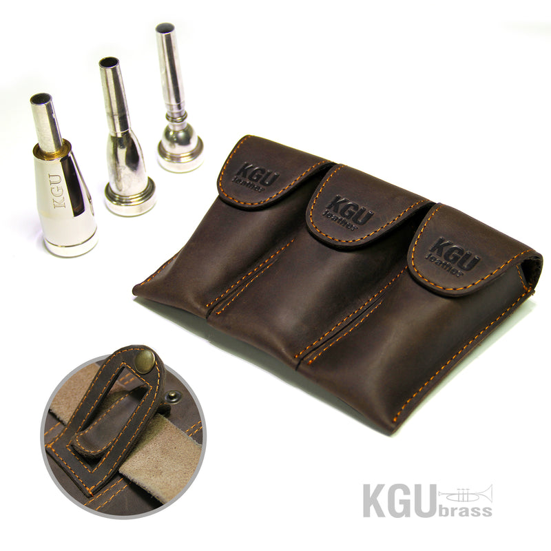 Trumpet gift set #1 - Leather Pouch + Valve Guard – KGUmusic