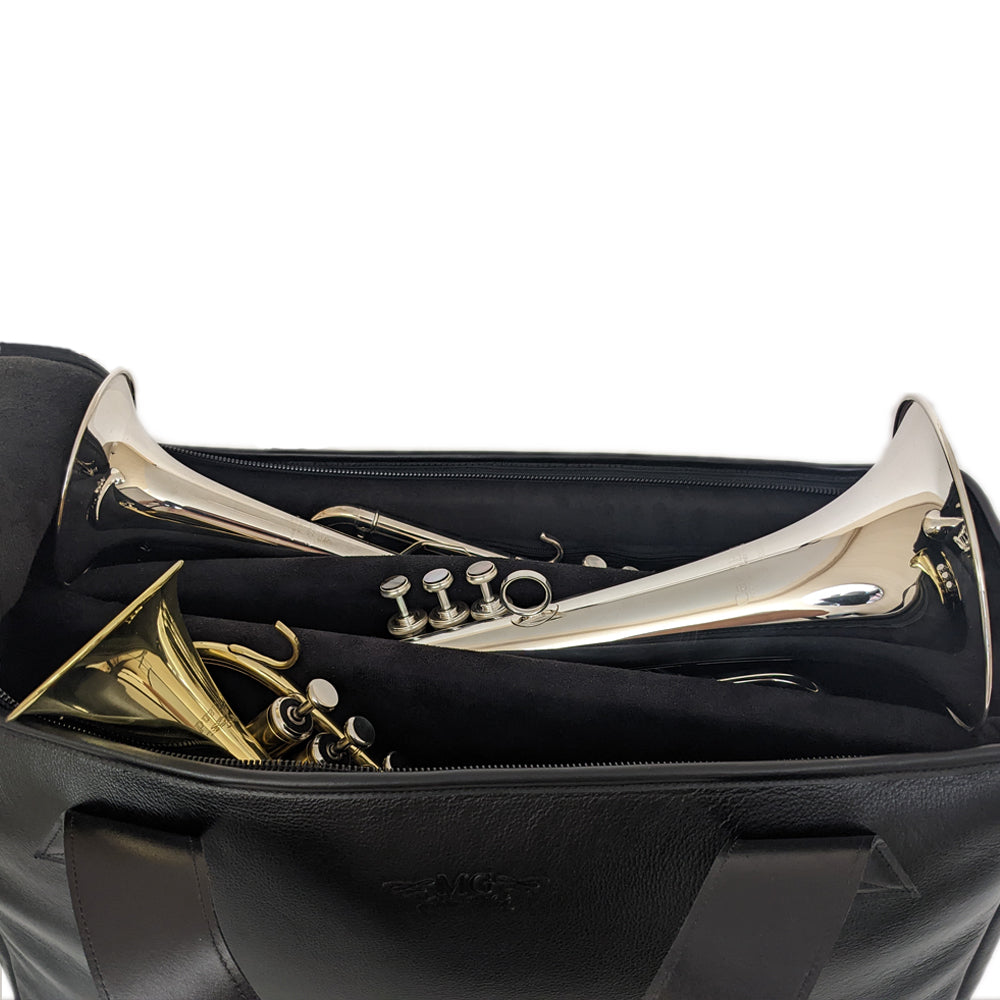 Gig bag for two or three Trumpet/Flugelhorn ▪ Detroit Leather