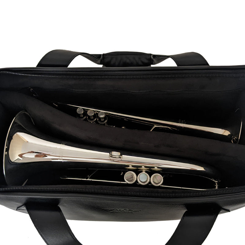 Trumpet gig bag Double Trumpet/Flugelhorn(Z) or triple (V) Detroit Leather