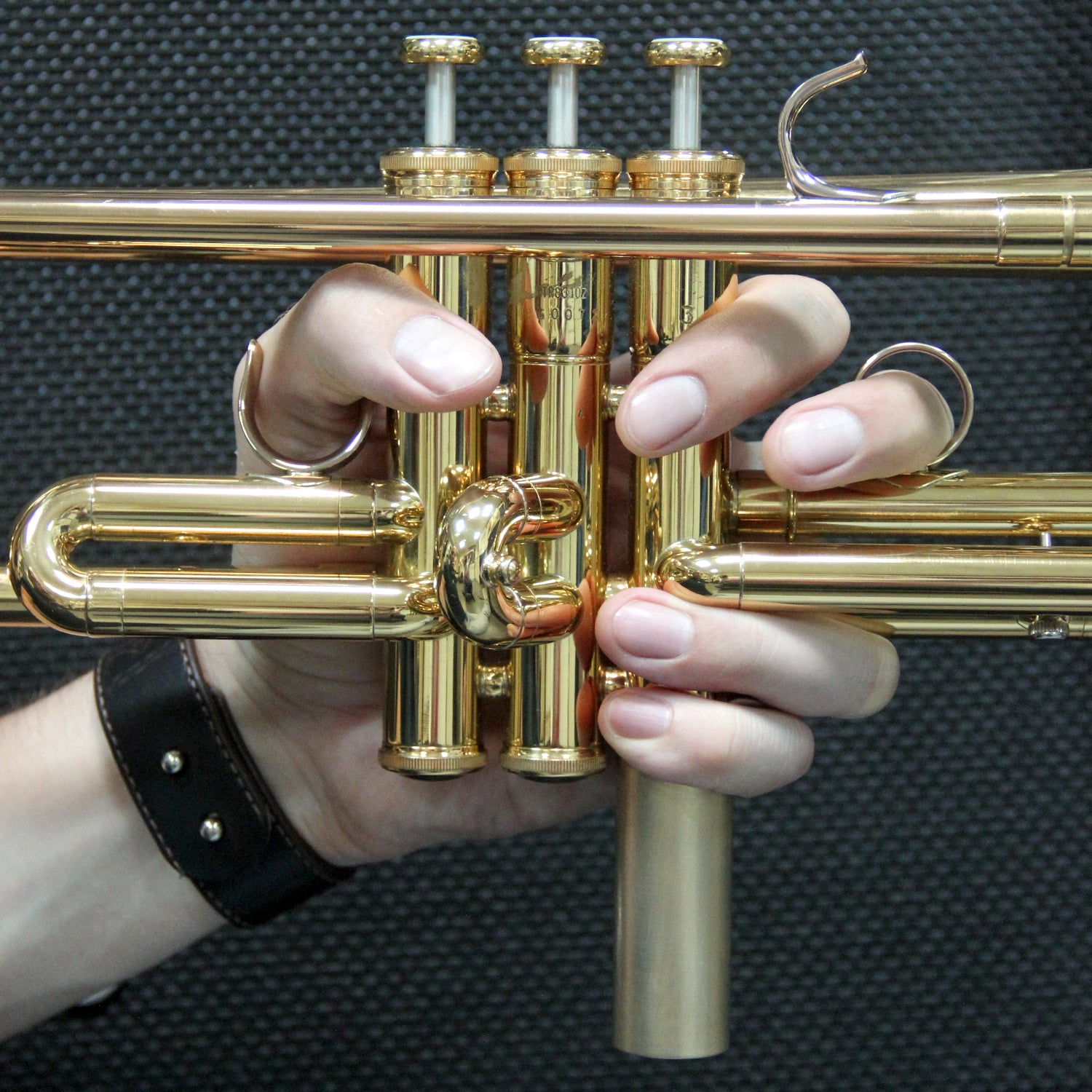 Enhance your trumpet's performance with the KGUmusic MONSTRO Valve Cap.