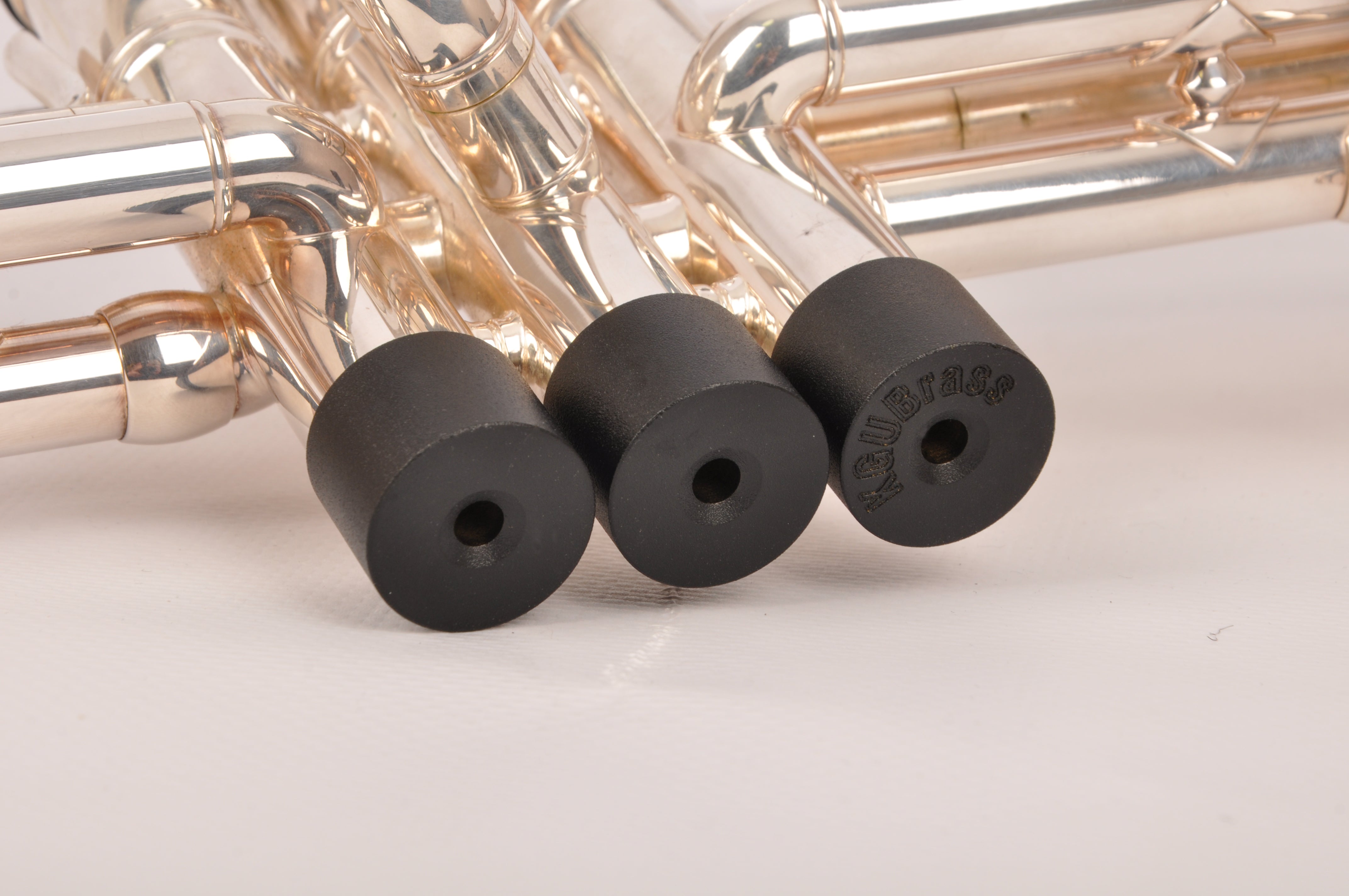 Improve trumpet dynamics and tone with KGUmusic's EXTRA HEAVY Valve Cap.