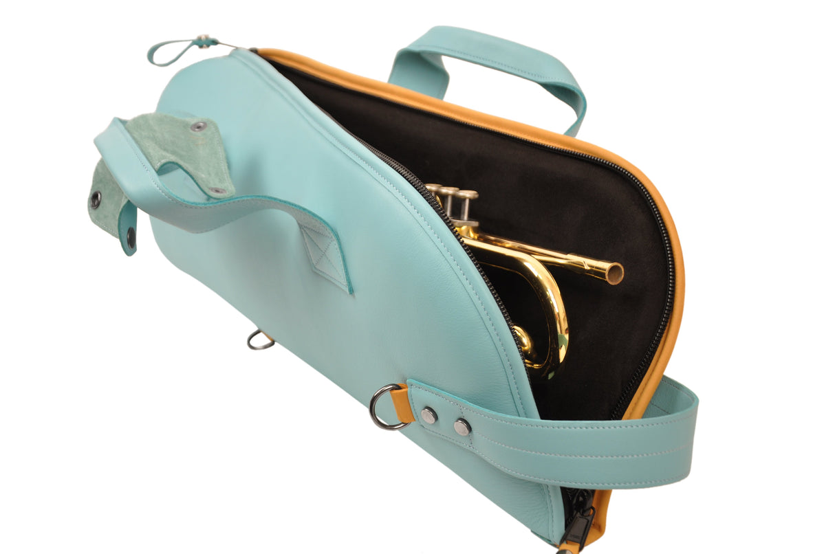 Trumpet Single Gig Bag. Crazy Horse Leather