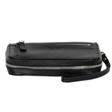 Trumpet leather holder for 4 or 7 trumpet mouthpieces. Detroit leather