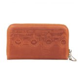 Genuine Leather wallet with Flute Embossing