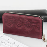 Genuine Leather wallet with Flute Embossing