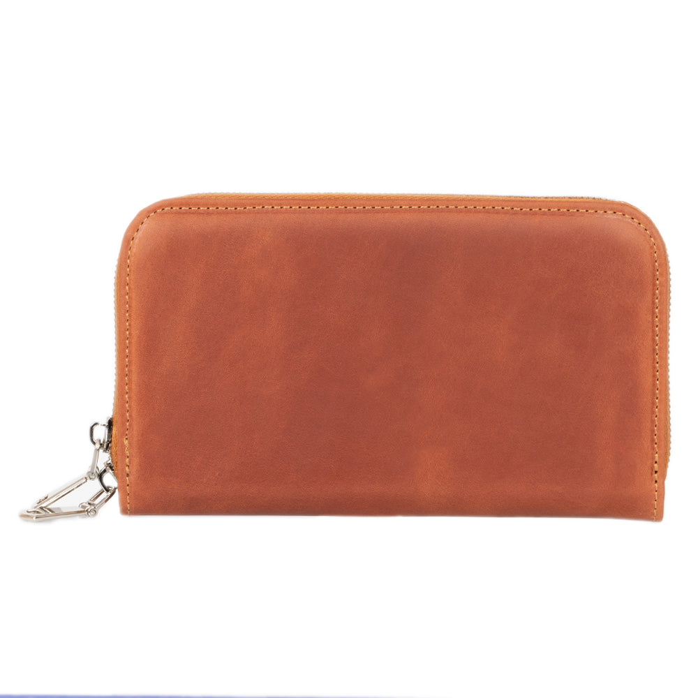 Genuine Leather wallet with Flute Embossing