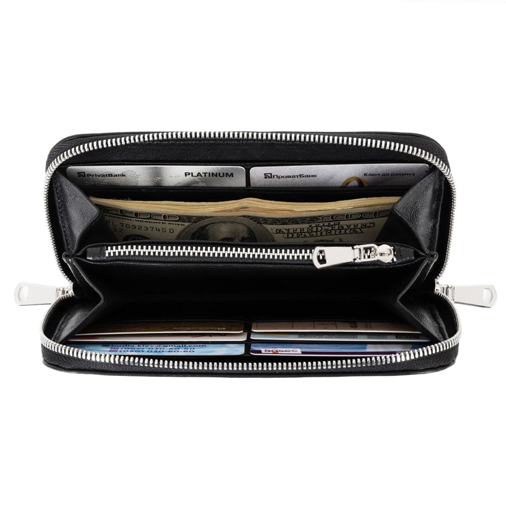 Genuine Leather wallet with Flute Embossing