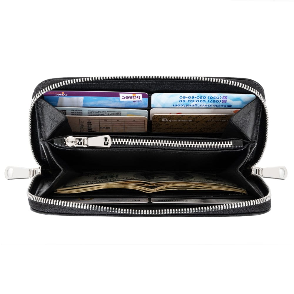 Genuine Leather wallet with Flute Embossing